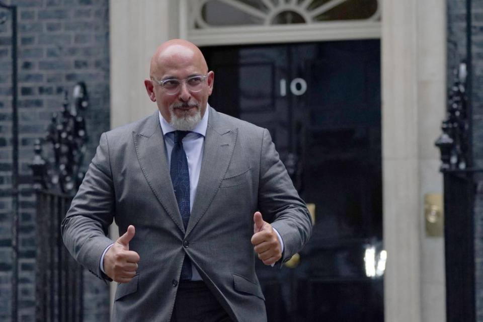 Nadhim Zahawi leaving 10 Downing Street, London, after being named as the new Education Secretary as Prime Minister Boris Johnson reshuffles his Cabinet. Picture date: Wednesday September 15, 2021. (PA Wire)