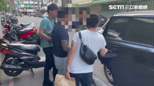 警方逮捕劉男移送法辦。（圖／翻攝畫面）