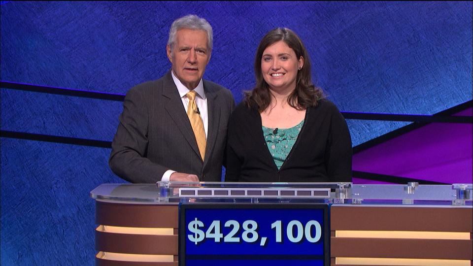 <p>Julia Collins, a supply chain manager from Illinois, made history in 2014 when she netted $428,100 over the course of 20 consecutive victories. Until Amy Schneider came along, she was the highest-ranked female contestant of all time. After her historic winning streak, Collins spent part of the windfall on a trip to Paris and London, and used the earnings to pivot to a new career. Collins now runs her own nonprofit, <a href="http://www.girlslikeyouandme.com/about" rel="nofollow noopener" target="_blank" data-ylk="slk:Girls Like You and Me;elm:context_link;itc:0" class="link ">Girls Like You and Me</a>, an organization dedicated to “helping smart girls find careers they love.”</p>