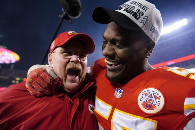 Andy Reid vows 'we're coming right back here' as triumphant Chiefs enjoy Super  Bowl parade