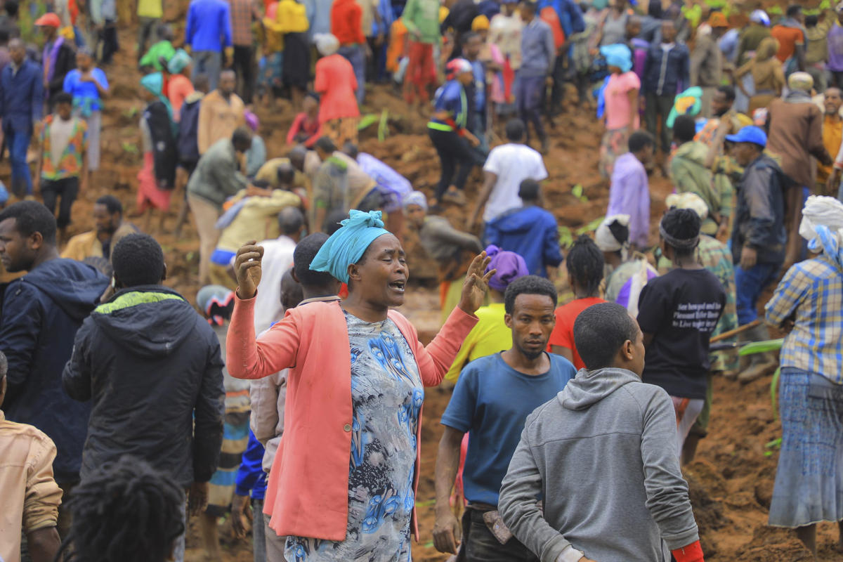 Search for people missing after Ethiopia mudslides continues as death toll rises to 257