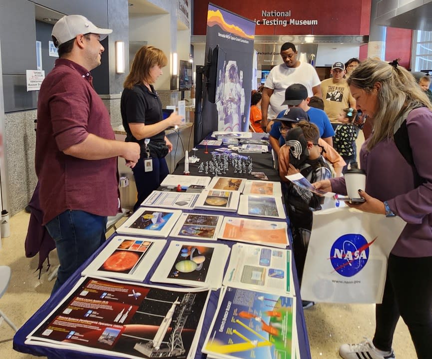 Desert Research Institute holds its public STEM event at Atomic Museum on May 2, 2024. (Credit: Atomic Museum)
