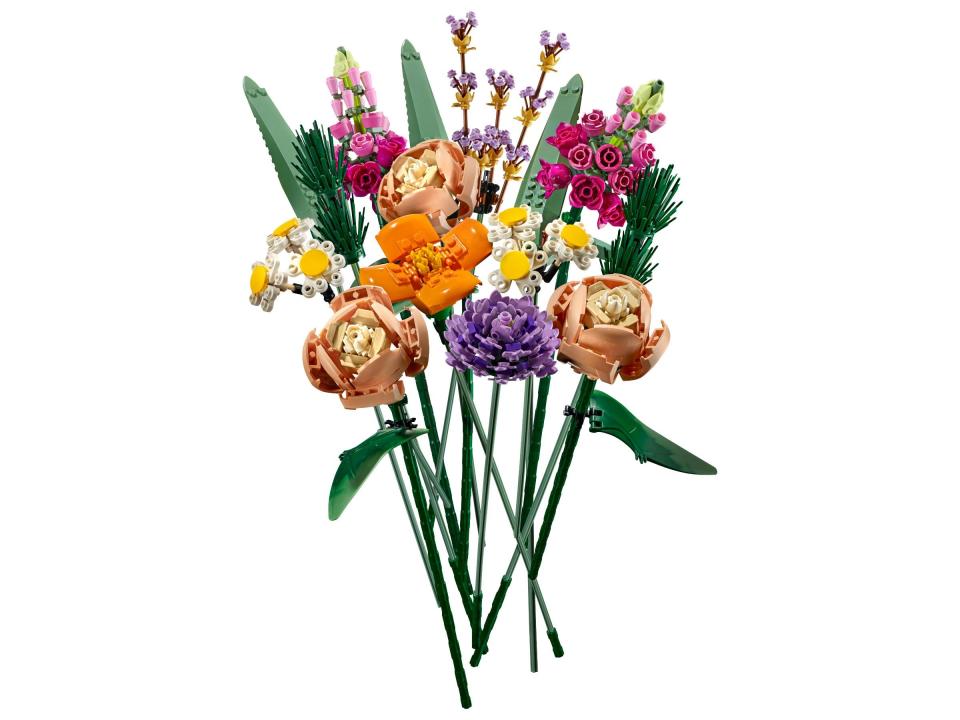 <p><a href="https://go.redirectingat.com?id=74968X1596630&url=https%3A%2F%2Fwww.lego.com%2Fen-us%2Fproduct%2Fflower-bouquet-10280&sref=https%3A%2F%2Fwww.womenshealthmag.com%2Frelationships%2Fa42569300%2Fvalentines-day-ideas-for-long-distance-relationship%2F" rel="nofollow noopener" target="_blank" data-ylk="slk:Shop Now;elm:context_link;itc:0;sec:content-canvas" class="link ">Shop Now</a></p><p>Flower Bouquet</p><p>lego.com</p><p>$59.99</p>