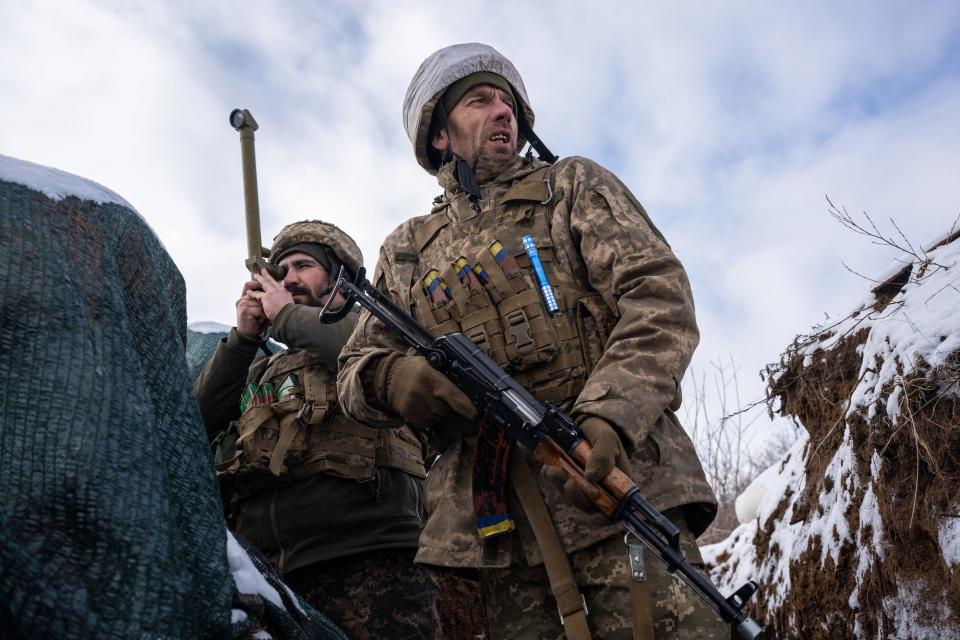 Ukrainian soldiers