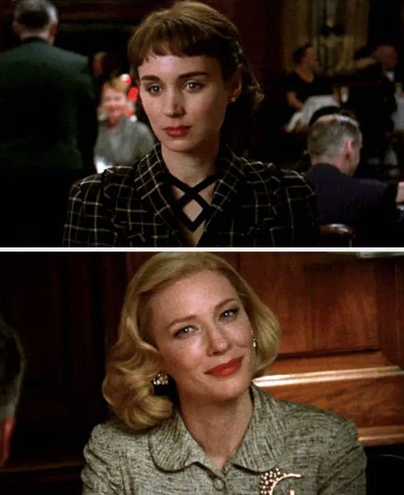 Rooney Mara and Cate Blanchett in "Carol"