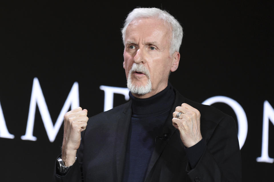 James Cameron participates in the National Geographic 