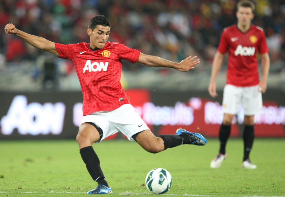 Davide Petrucci was unable to force his way into the Manchester United first team. (Credit: Getty Images)