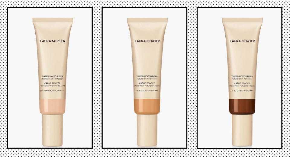 Laura Mercier's Tinted Moisturiser with SPF 30 is the beauty products thousands of customers are lusting after. (Getty Images)