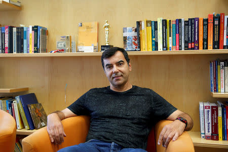 FILE PHOTO: Chairman of Israeli driving assistant software maker Mobileye NV, Amnon Shashua, poses for a photograph at his office in Jerusalem September 14, 2016. REUTERS/Ronen Zvulun/File Photo