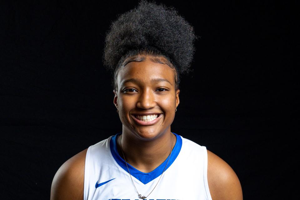 Gia McGrew, Mount St. Mary Volleyball, is pictured during The Oklahoman’s High School Sports Media Day in Oklahoma City, on Wednesday, Aug. 23, 2023.