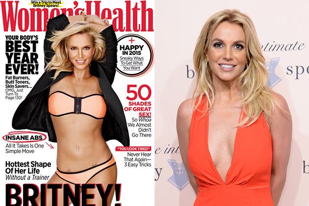 Britney Spears looks different on the cover of US Women's Health. <i>Photo: Getty Images</i>