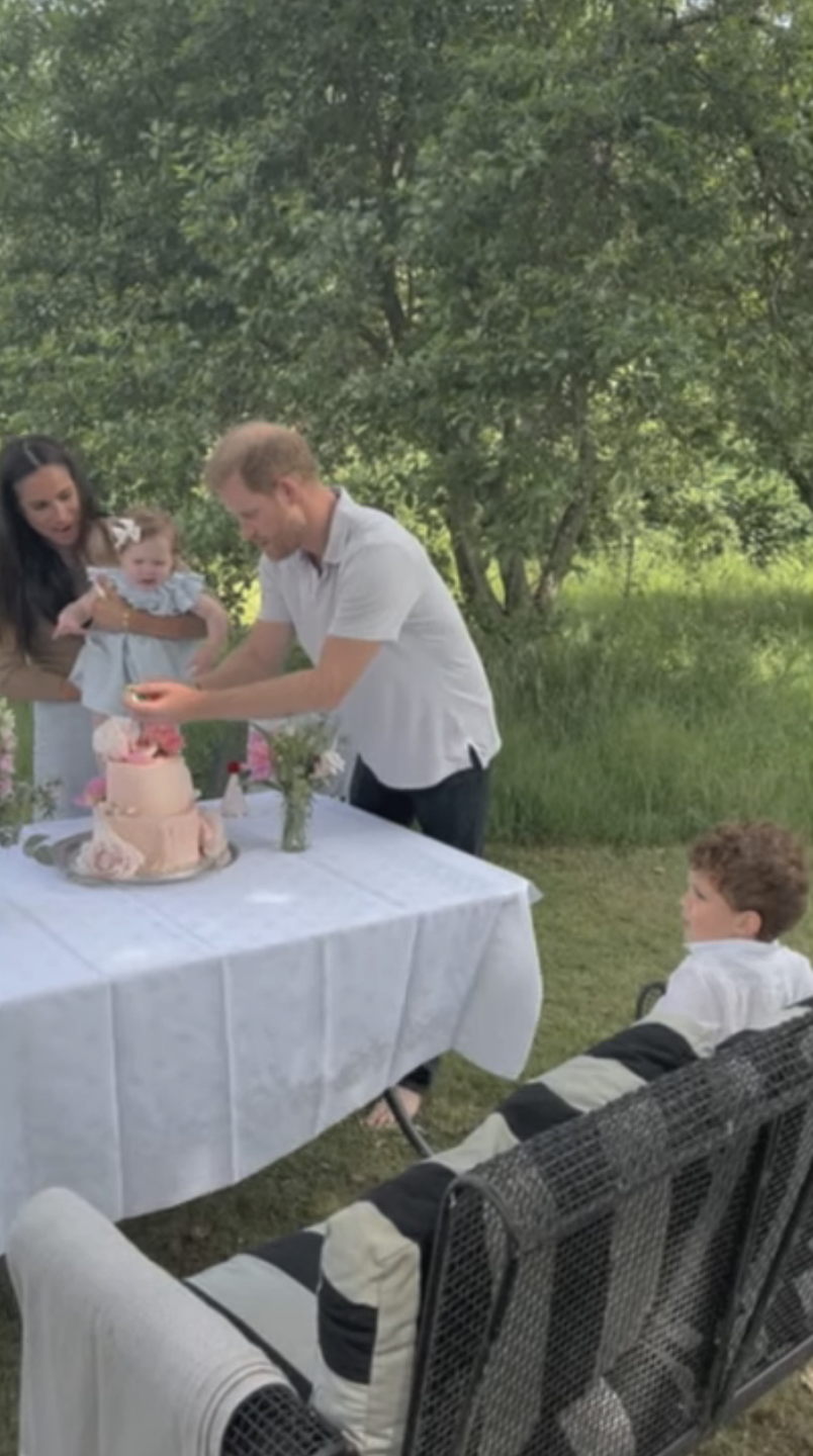 lili and archie appearing in harry and meghan