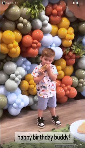 <p>Instagram/mrjaxtaylor</p> Cruz at his birthday party