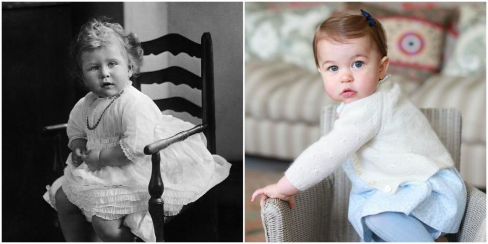 <p>Both babies probably wondered why everyone wanted their pictures at first, but they got their poses down pat at an early age. </p>