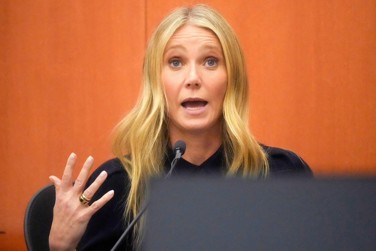 Gwyneth Paltrow on the witness stand in Park City, Utah