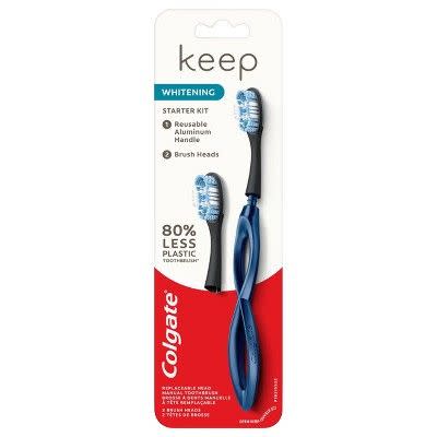 <p><a href="https://go.redirectingat.com?id=74968X1596630&url=https%3A%2F%2Fwww.target.com%2Fp%2Fcolgate-keep-manual-toothbrush-whitening-starter-kit-with-2-replaceable-brush-heads-navy-1ct%2F-%2FA-80129844&sref=https%3A%2F%2F" rel="nofollow noopener" target="_blank" data-ylk="slk:Shop Now;elm:context_link;itc:0;sec:content-canvas" class="link rapid-noclick-resp">Shop Now</a></p><p>Keep Manual Toothbrush </p><p>target.com</p><p>$9.99</p>