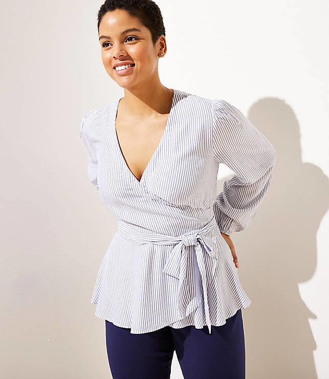 Normally $59.50, <strong><a href="https://fave.co/2OCcZXO" target="_blank" rel="noopener noreferrer">get it half off at Loft</a></strong>.&lt;br&gt;<br /><strong>Sizes</strong>: XS to XXL, and 16 to 26&lt;br&gt;<br />Regular, Plus