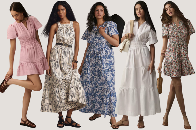 Anthropologie's 'best-selling dress ever' is back in stock for