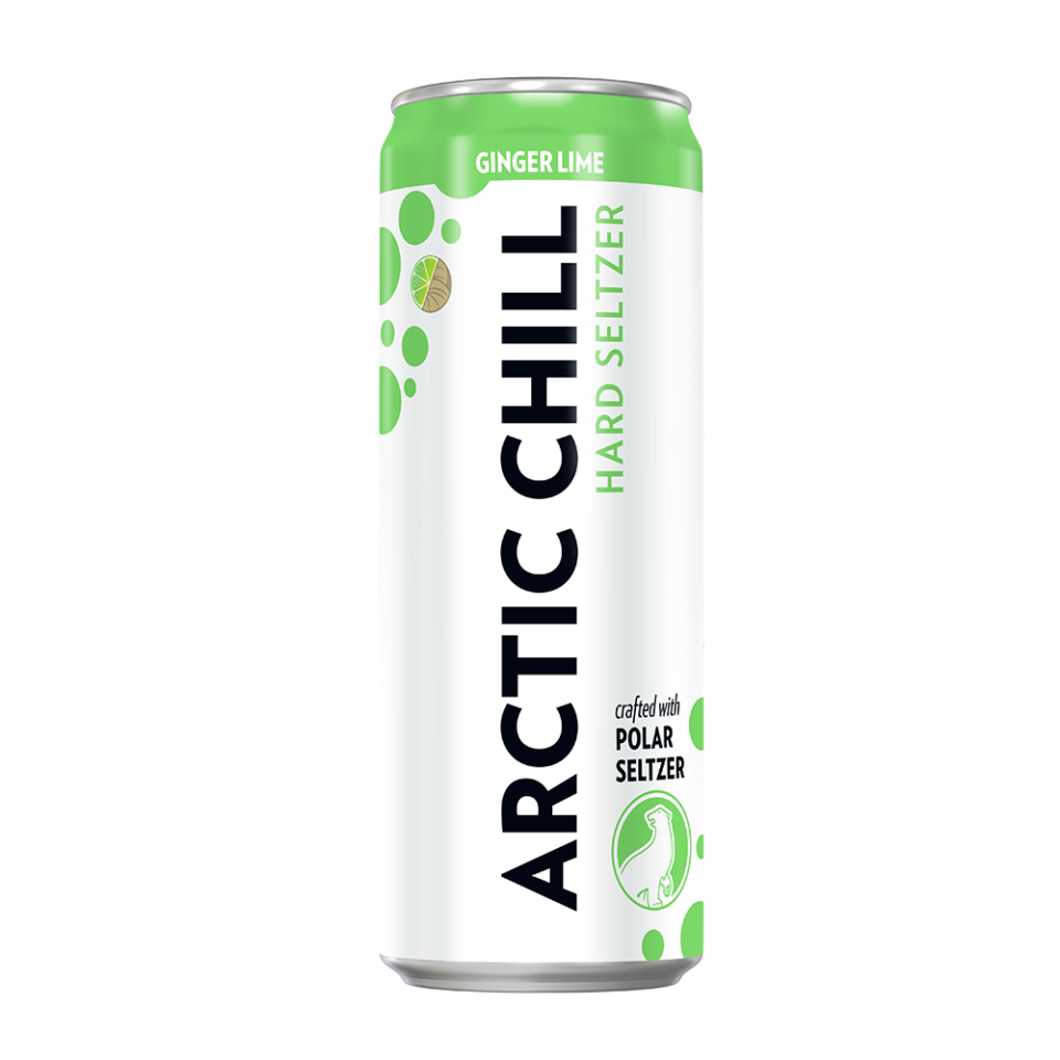 1) Arctic Chill Ginger Lime Hard Seltzer