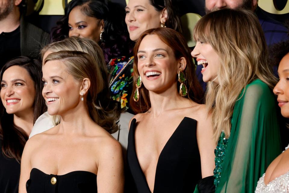 Keough pictured alongside Reece Witherspoon and Suki Waterhouse last week (Getty Images)