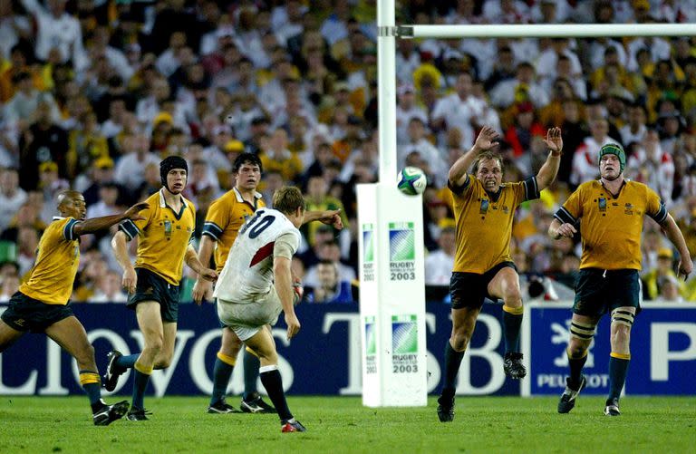 El inolvidable drop de Jonny Wilkinson que le dio el triunfo a Inglaterra sobre Australia en la final del Mundial 2003