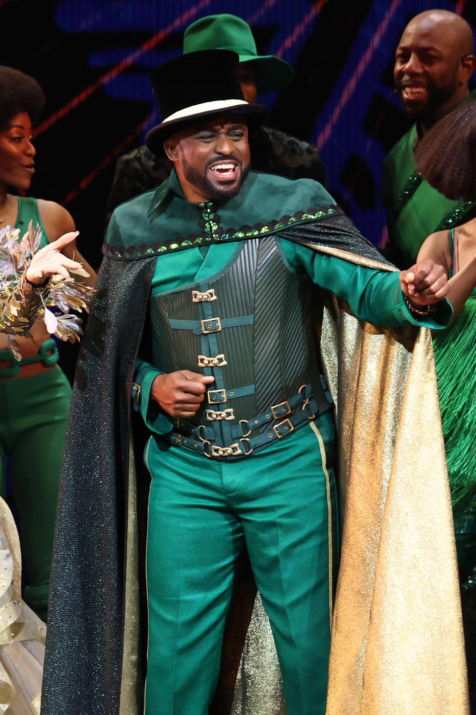 NEW YORK, NEW YORK - APRIL 17: Wayne Brady performs onstage at the broadway opening night of "The Wiz" at Marquee Theatre on April 17, 2024 in New York City. (Photo by Jamie McCarthy/Getty Images)