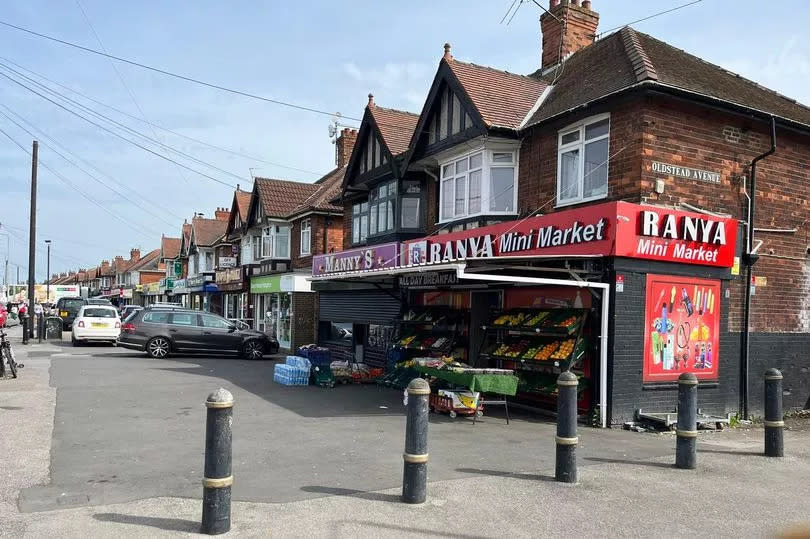 The parade of shops in Endike Lane which falls in Hull's University ward