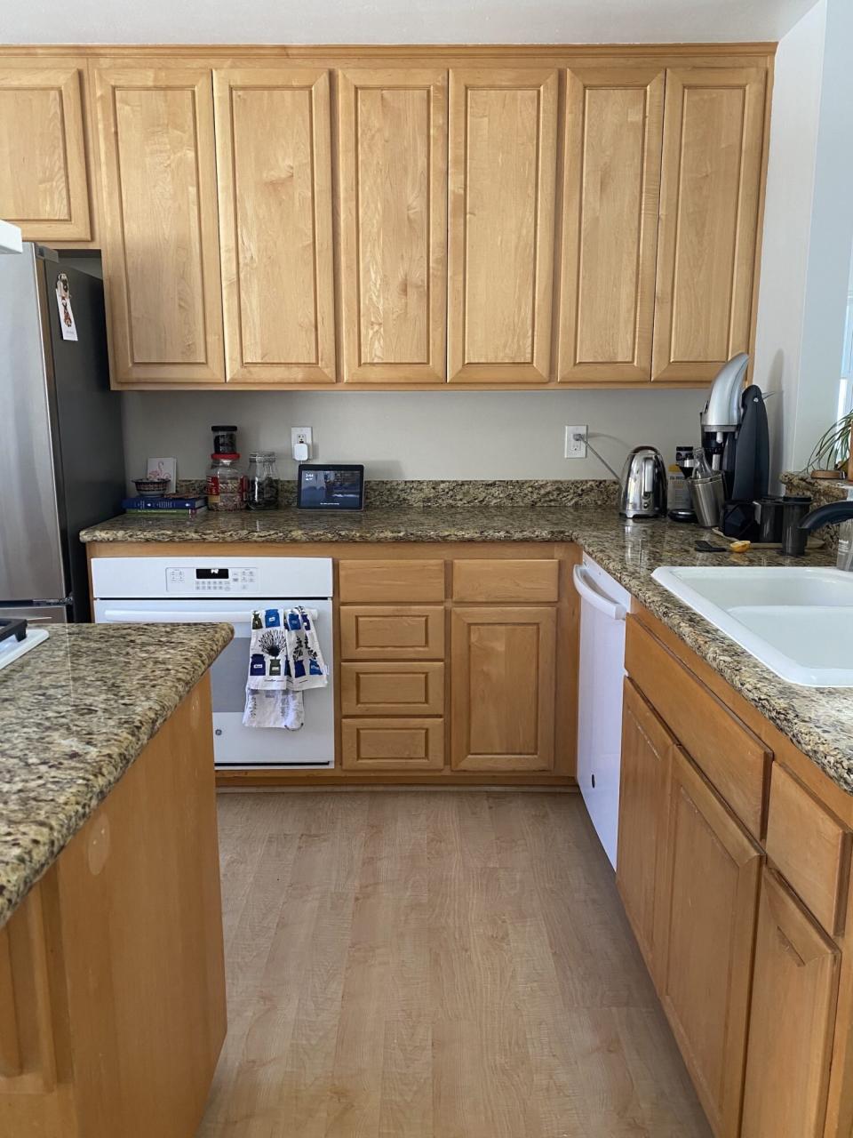 Space of the Week, Wood Kitchen Cabinets Before