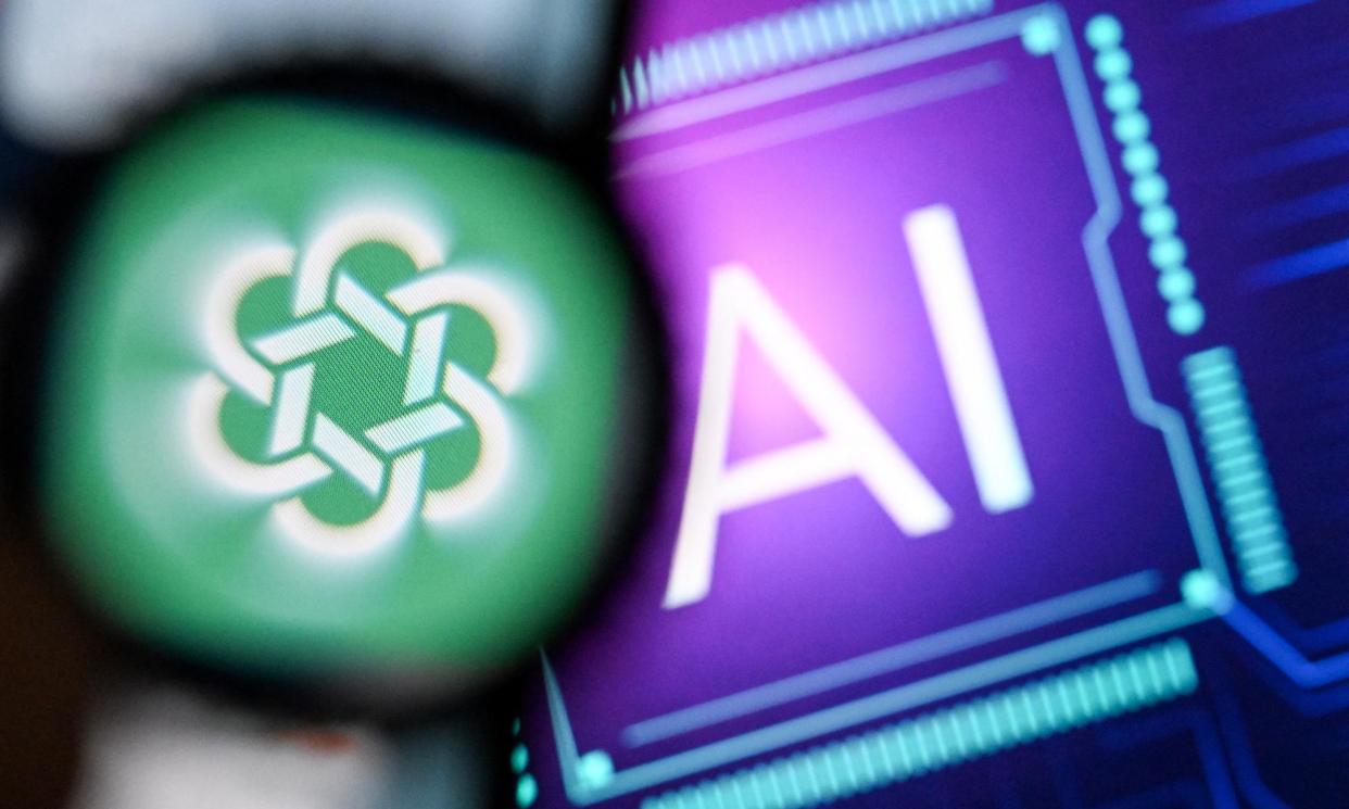 <span>The text AI assistants spit out is ineffably generated … ChatGPT.</span><span>Photograph: Kirill Kudryavtsev/AFP/Getty Images</span>