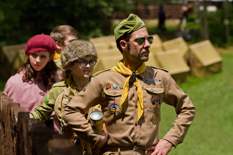 Kara Hayward, Jared Gilman and Jason Schwartzman in Focus Features' "Moonrise Kingdom" - 2012