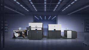 HP Indigo 6K Secure Press printing.