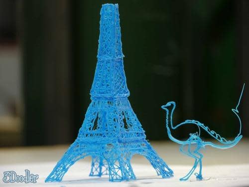 Sculptures made with 3Doodler