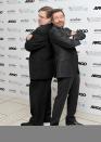 LONDON, ENGLAND - OCTOBER 17: Actors John Goodman and Bryan Cranston attend the "Argo" premiere during the 56th BFI London Film Festival at the Odeon Leicester Square on October 17, 2012 in London, England. (Photo by Gareth Cattermole/Getty Images for BFI)