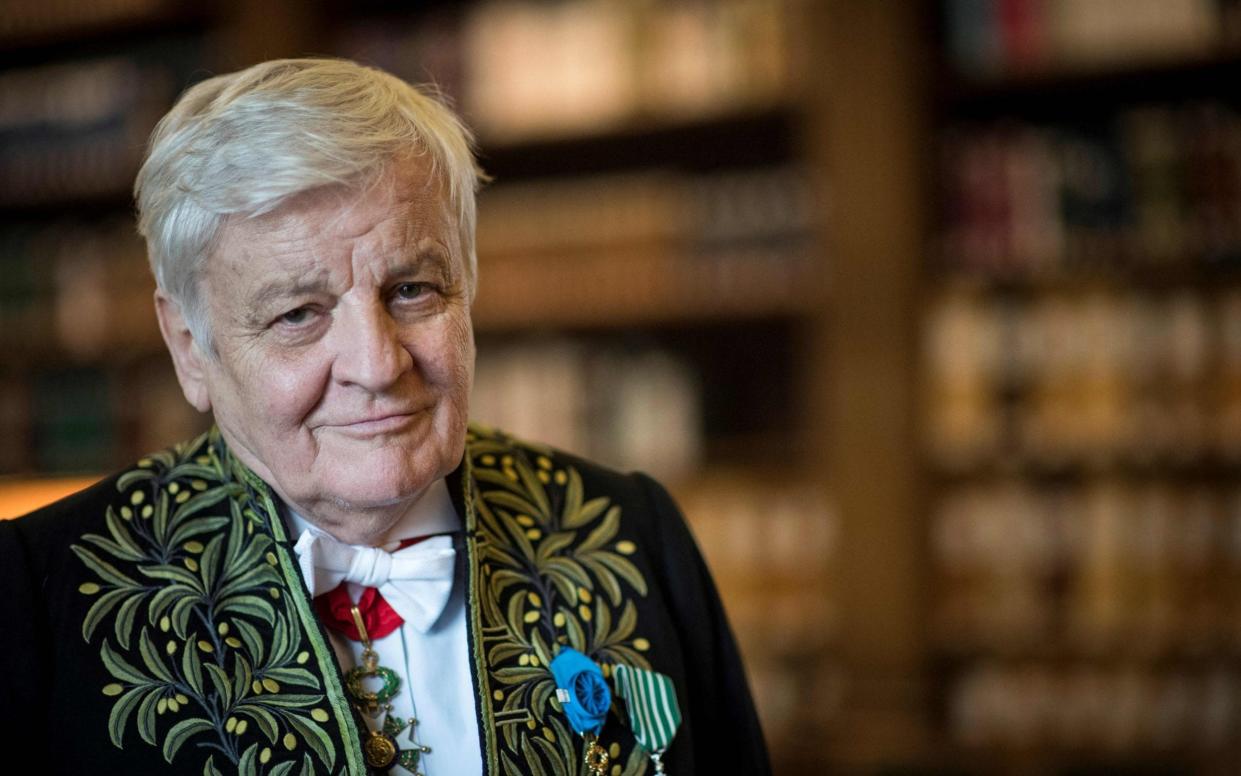 Jacques Perrin in 2019 after joining the French Academie des Beaux-Arts - ERIC FEFERBERG/AFP via Getty Images