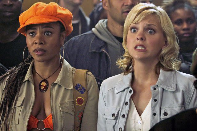 <p>Marni Grossman/Dimension/Miramax/Kobal/Shutterstock</p> Regina Hall and Anna Faris in "Scary Movie 3" (2003)