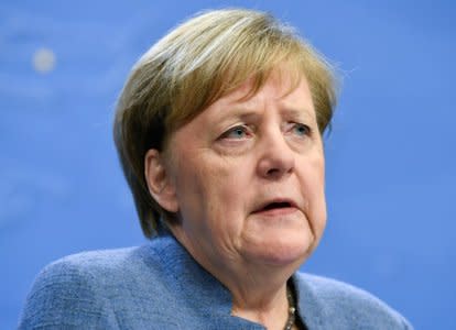 German Chancellor Angela Merkel attends a news conference after a European Union leaders summit in Brussels, Belgium December 14, 2018. REUTERS/Piroschka Van De Wouw