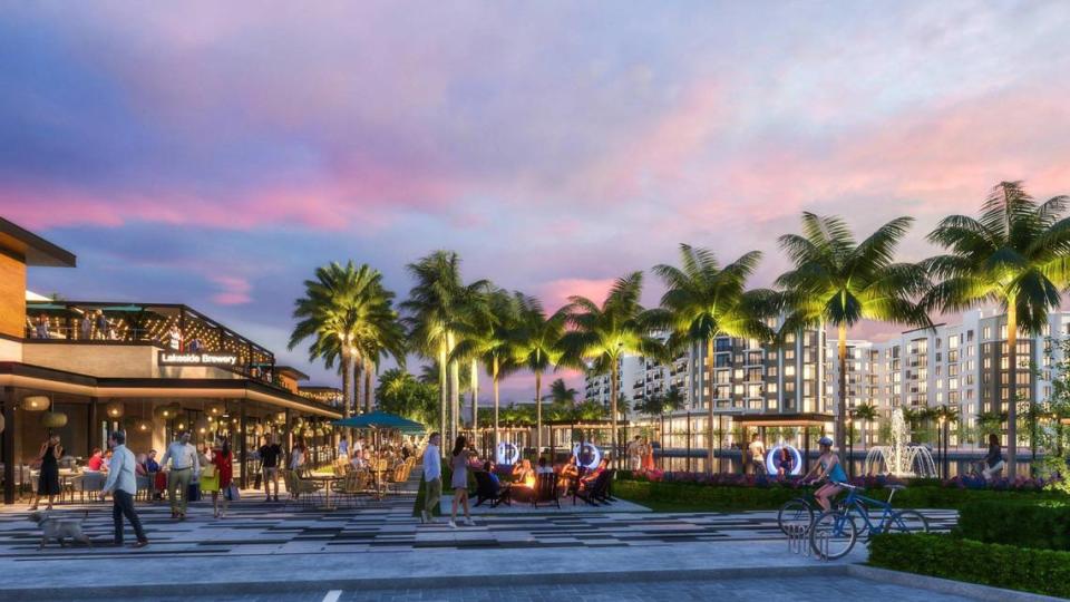 A rendering of a new Southplace City Center on the Southland Mall property in Cutler Bay in South Miami-Dade. Courtesy of Cutler Bay