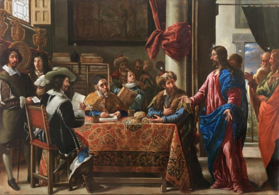 <div class="inline-image__caption"><p>'The Calling of Saint Matthew' (1661).</p></div> <div class="inline-image__credit">Juan de Pareja/©, Photographic Archive Museo, Nacional del Prado</div>
