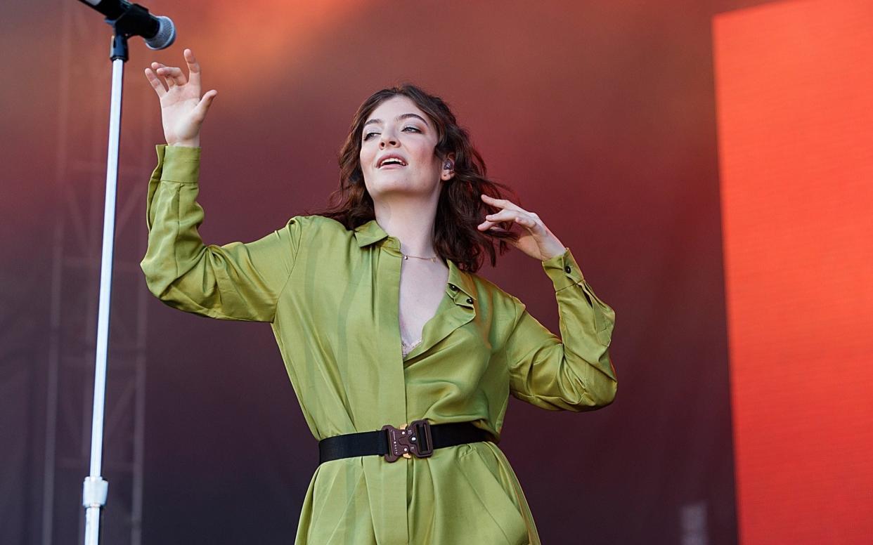 Singer-songwriter Lorde - Andrew Chin