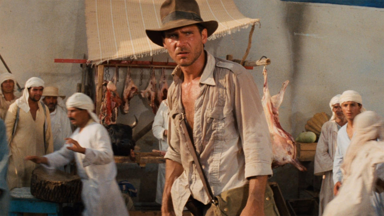  Harrison Ford as Indiana Jones in Raiders Of The Lost Ark 