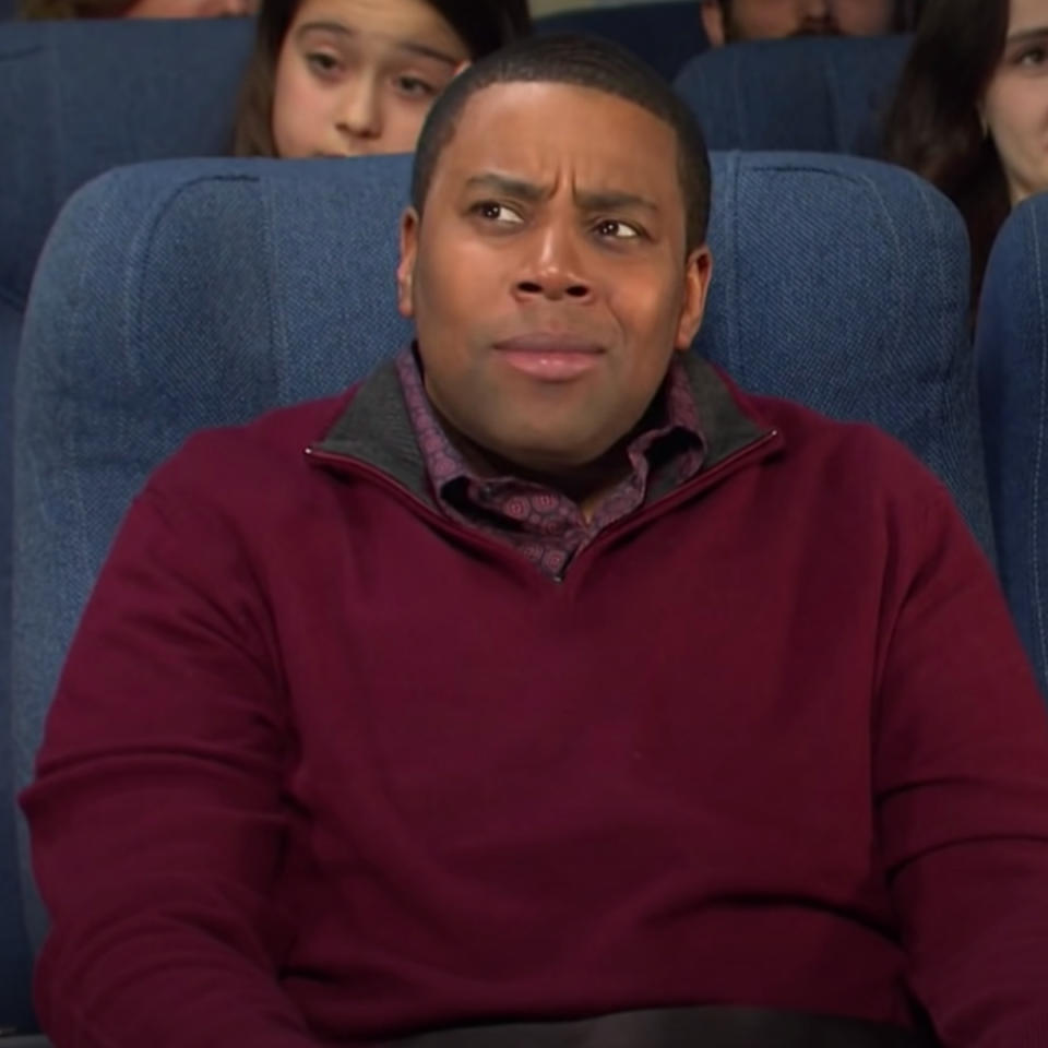 Kenan Thompson on "SNL" looking skeptical