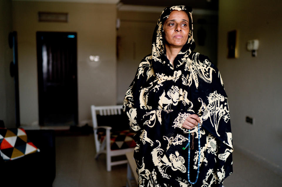 Manal Farah, 49, housewife, poses for a photograph in Khartoum, Sudan, June 28, 2019. (Photo: Umit Bektas/Reuters)