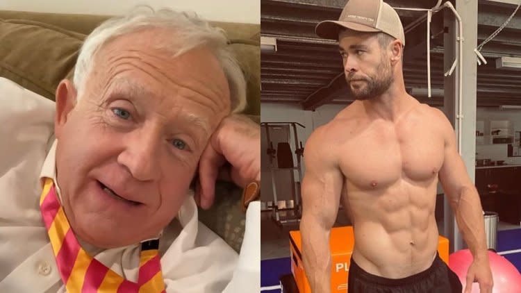 Leslie Jordan, Chris Hemsworth