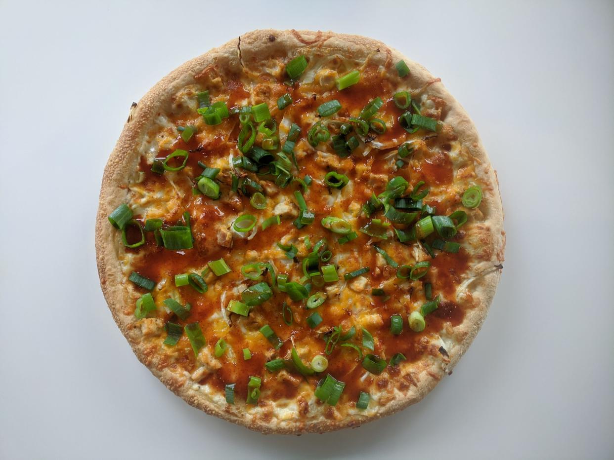 Aver's Pizza is entering one of its signature pies, The Whole Enchilada, in a pizza contest at the 2024 International Pizza Expo in Las Vegas.