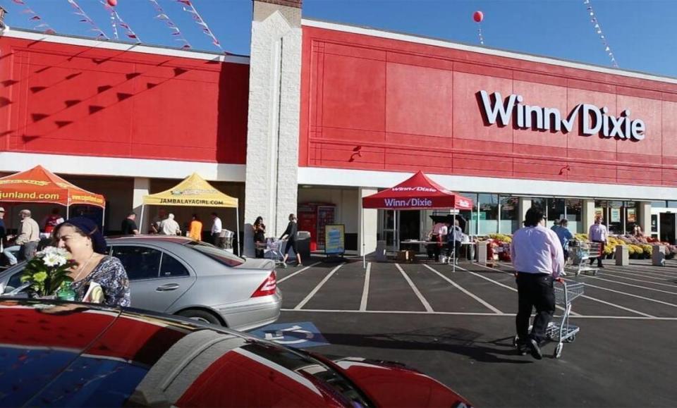 Customers filled the Winn-Dixie in Ocean Springs during their grand re-opening on Wednesday, Oct. 18, 2017. The four Winn-Dixie stores in South Mississippi are being sold.