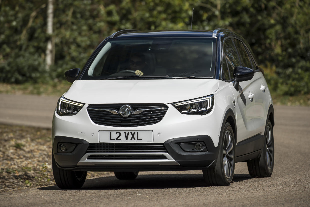 The Crossland X shares many styling cues with the large Grandland X