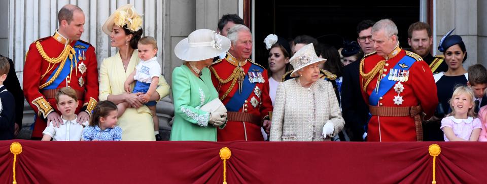 <h1 class="title">Trooping The Colour 2019</h1><cite class="credit">Anwar Hussein/WireImages/Getty Images</cite>