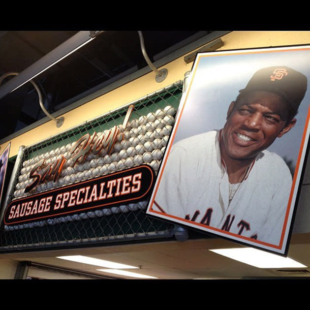 "Willie Mays, the Abe Froman of San Francisco" - @kduck22 (via <a href="https://twitter.com/KevinKaduk" rel="nofollow noopener" target="_blank" data-ylk="slk:@KevinKaduk;elm:context_link;itc:0;sec:content-canvas" class="link ">@KevinKaduk</a>)