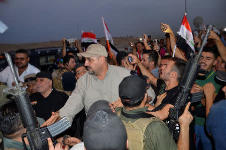 Iraqi Prime Minister Haider al-Abadi is pictured in Mosul, Iraq July 9, 2017. REUTERS/Stringer