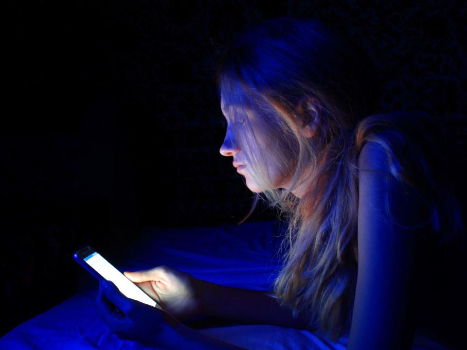 Staring at your phone screen at night could be linked to depression: Getty Images/iStockphoto